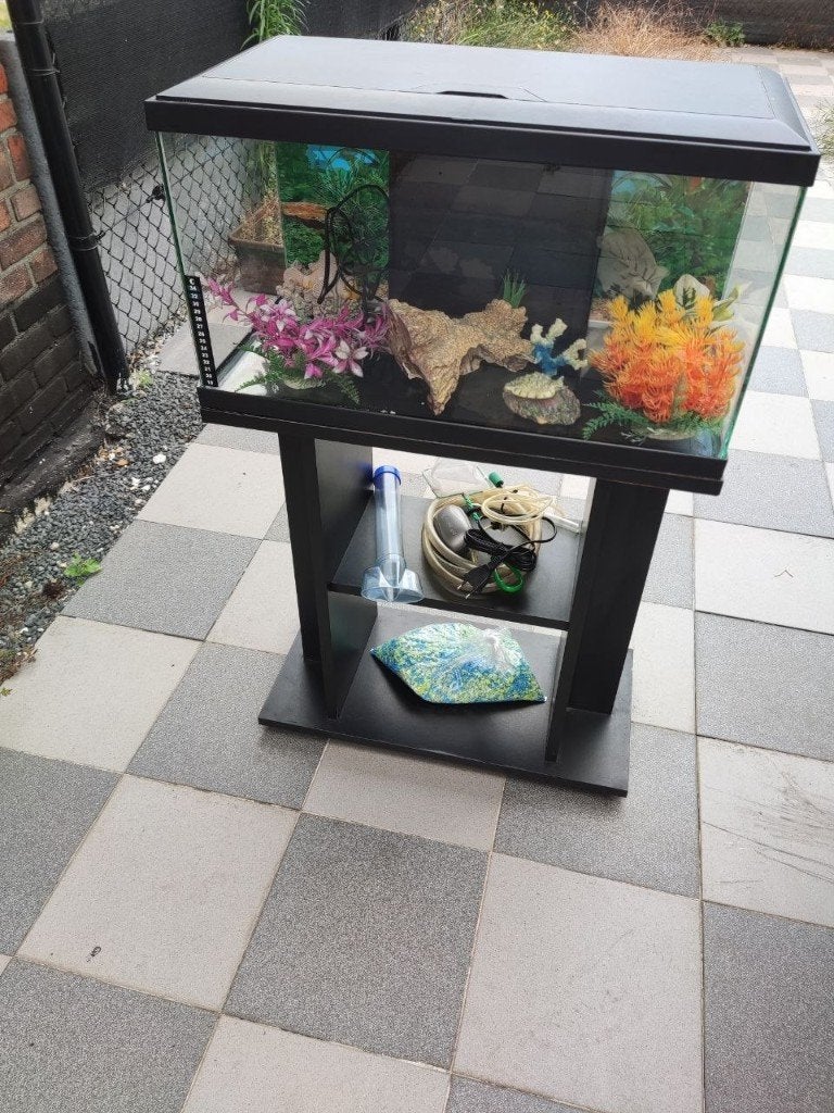 Aquarium Ciano Aqua 60 LED +  Meubel, Bocal à poissons, Enlèvement, Utilisé, Chauffage