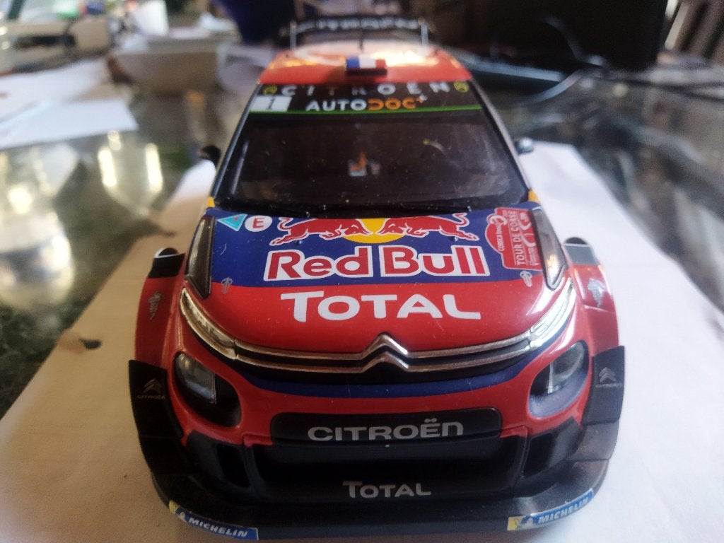 Citroën C3 WRC 1/18, Ophalen of Verzenden, Zo goed als nieuw, Auto, Norev