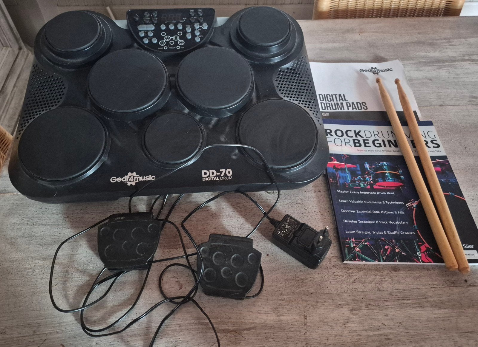 elektrische drum pad, Ophalen