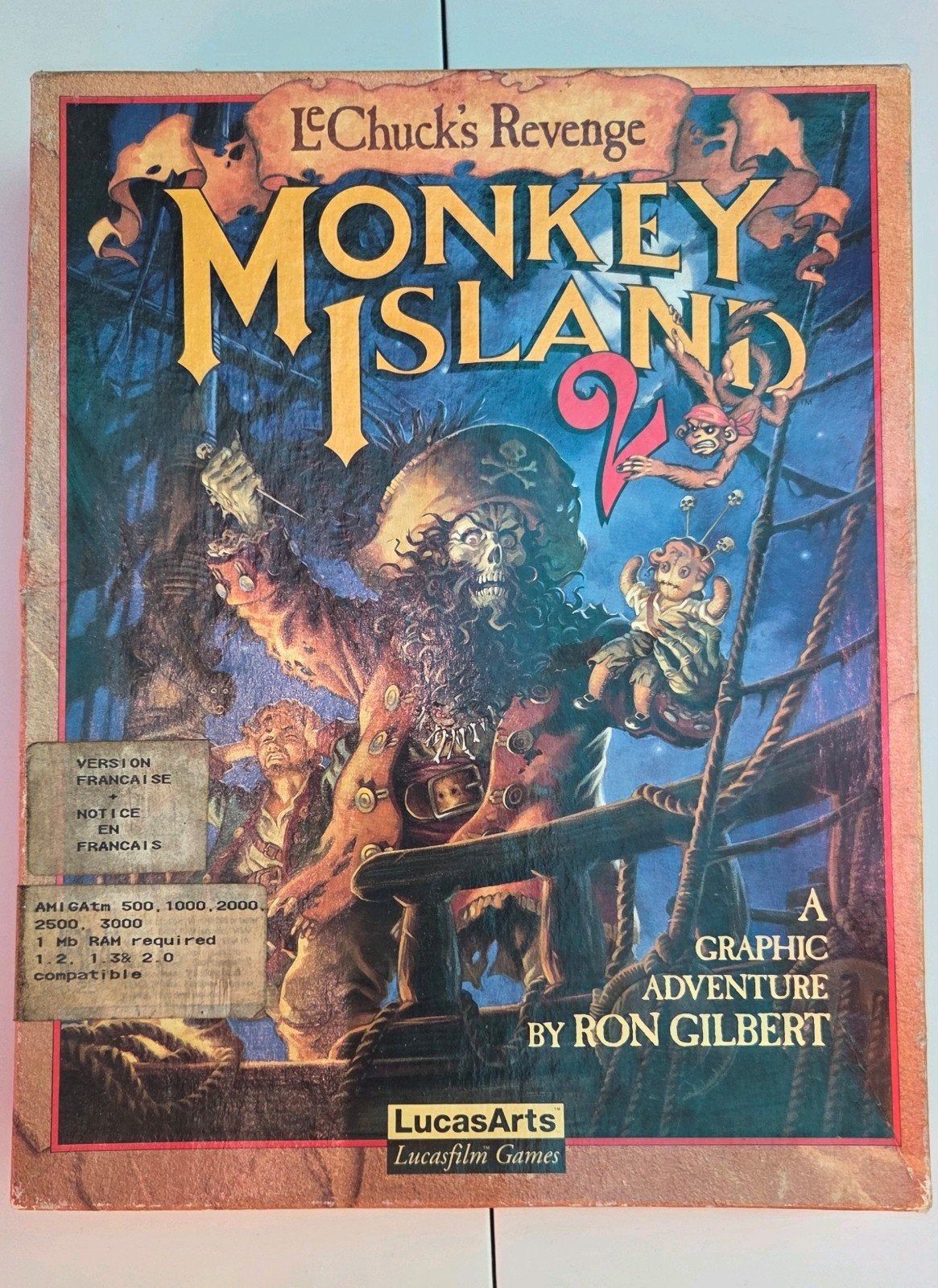 Monkey Island 2 Amiga VF BOXED, Ophalen