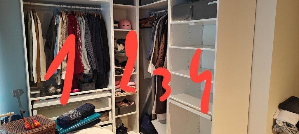 Pax hoekkast uit 4 delen, Huis en Inrichting, Ophalen