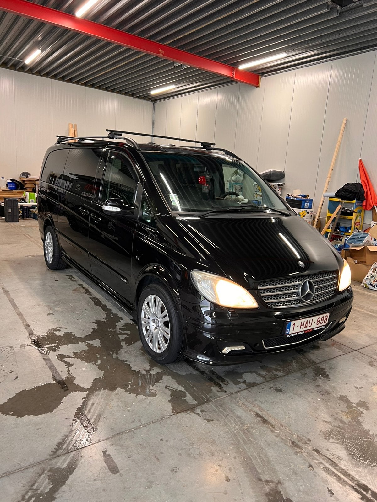 Mercedes Viano V6 exclusive, Auto's, Automaat, Achterwielaandrijving, Zwart, Zwart