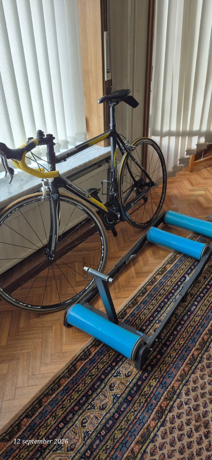 Fietsrollen Tackx Antares + Racefiets Ridley, Sports & Fitness, Enlèvement, Utilisé, Autres types