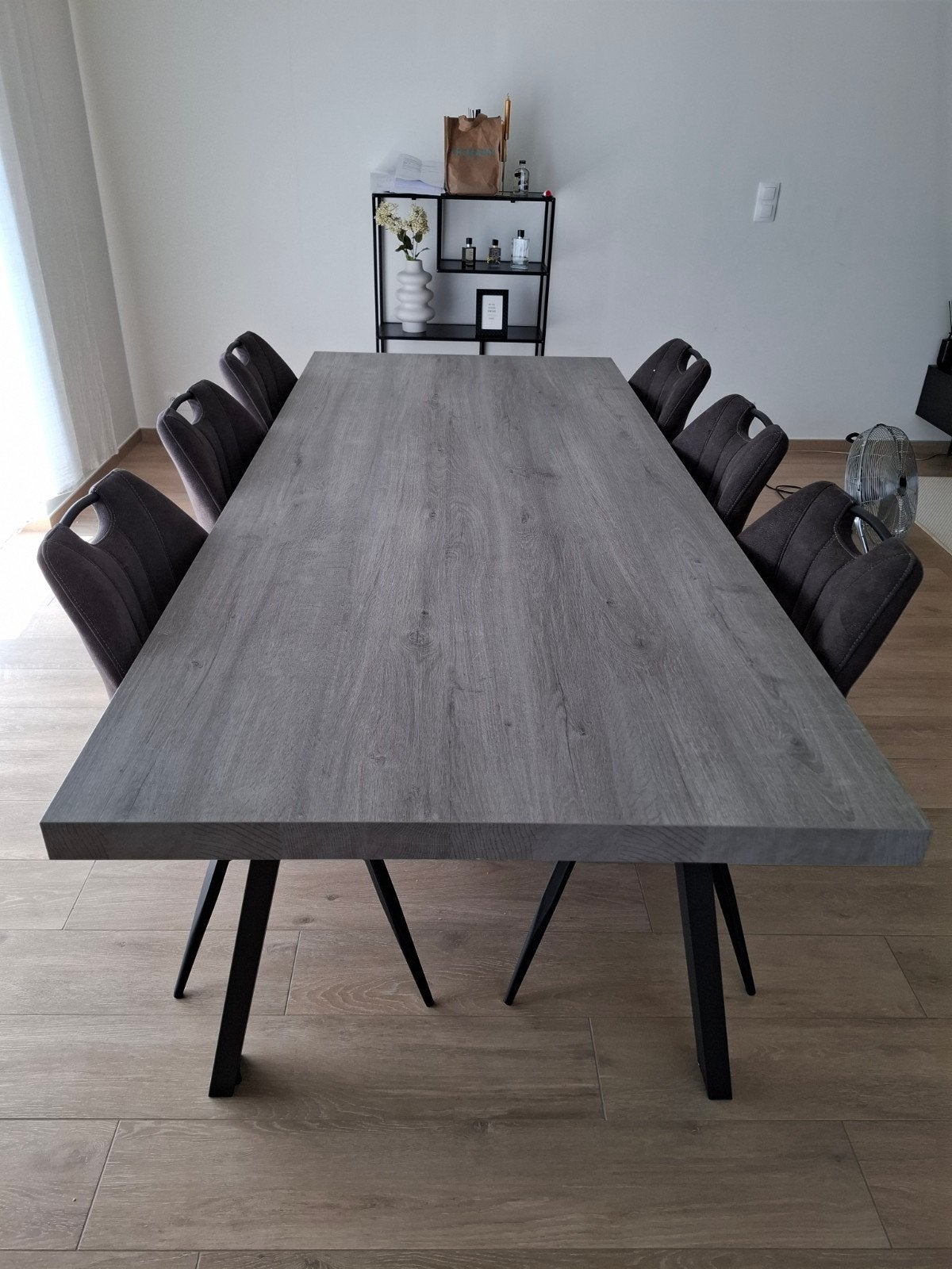 Eettafel in nieuwstaat + 6 stoelen, Ophalen