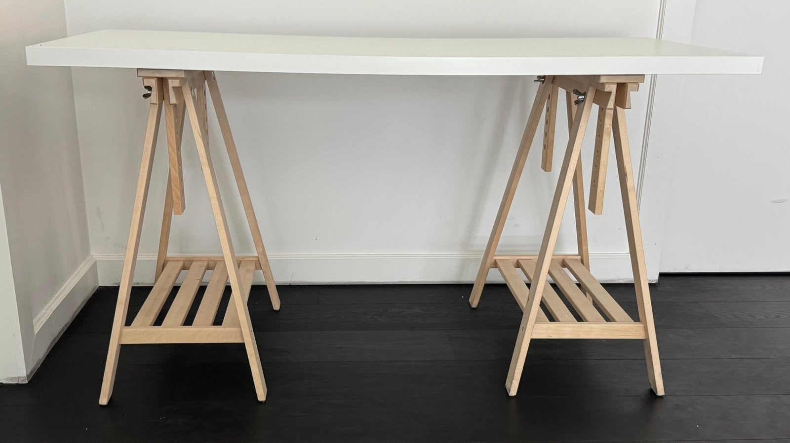 Bureau IKEA LAGKAPTEN / MITTBACK – blanc et bouleau, Enlèvement