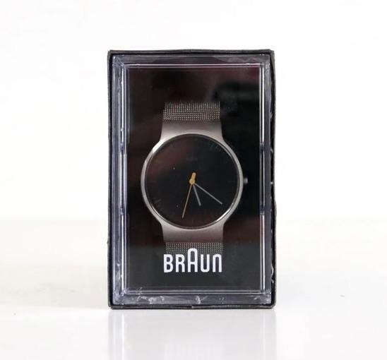 Braun Dieter Rams Horloge - Vintage design uurwerk, Staal, Staal, Polshorloge, Nieuw