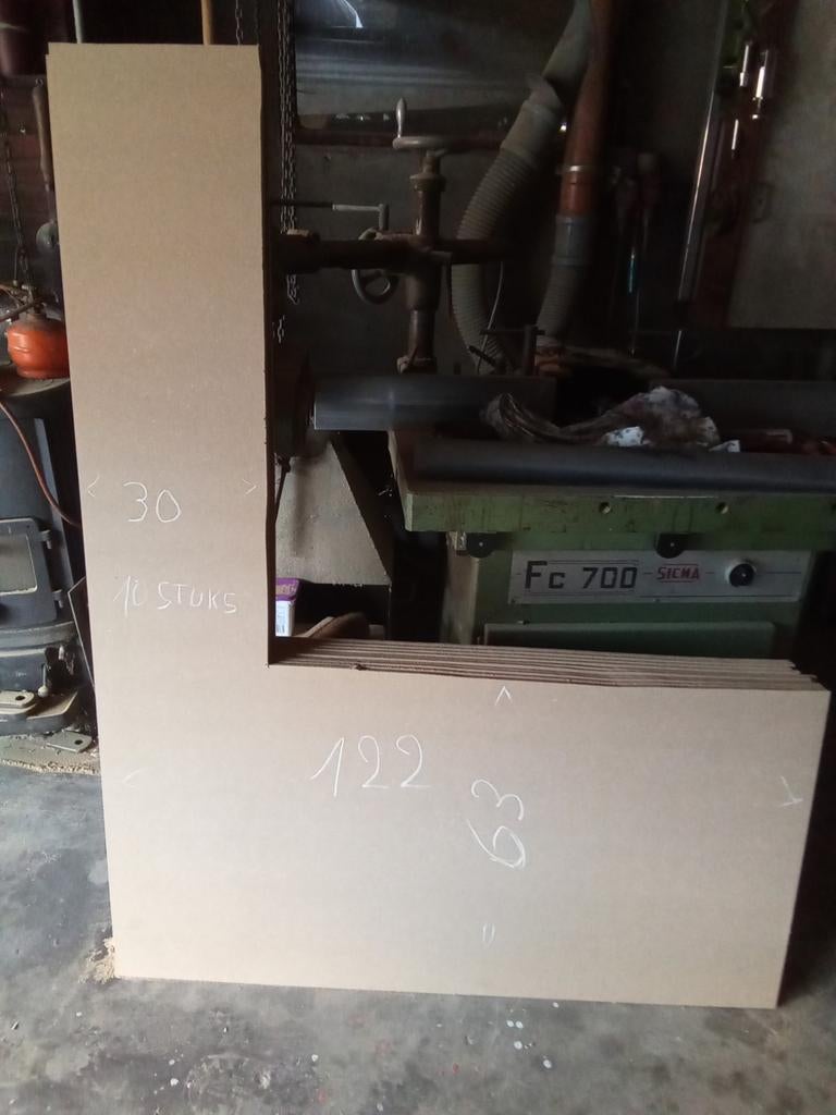 10 MDF platen nu, Doe-het-zelf en Bouw, Platen en Panelen, Ophalen