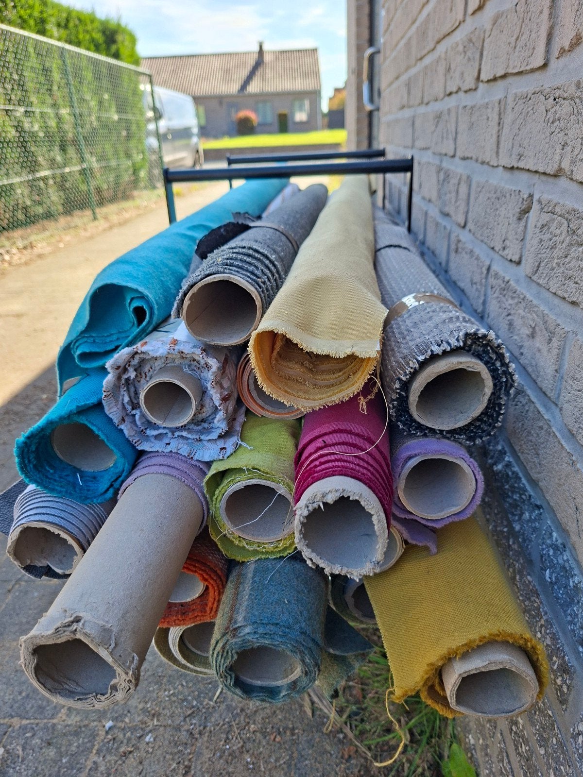 Uitverkoop meubelstoffen, Ophalen, Nieuw, Polyester