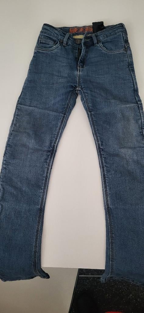 Motorjeans kind maat 128, Motoren, Kleding | Motorkleding, Ophalen, Kinderen, Broek | textiel, Modeka