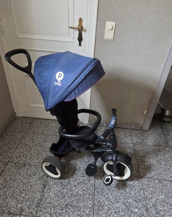 Qplay Rito driewieler, Fietsen en Brommers, Ophalen, Gebruikt, Duwstang