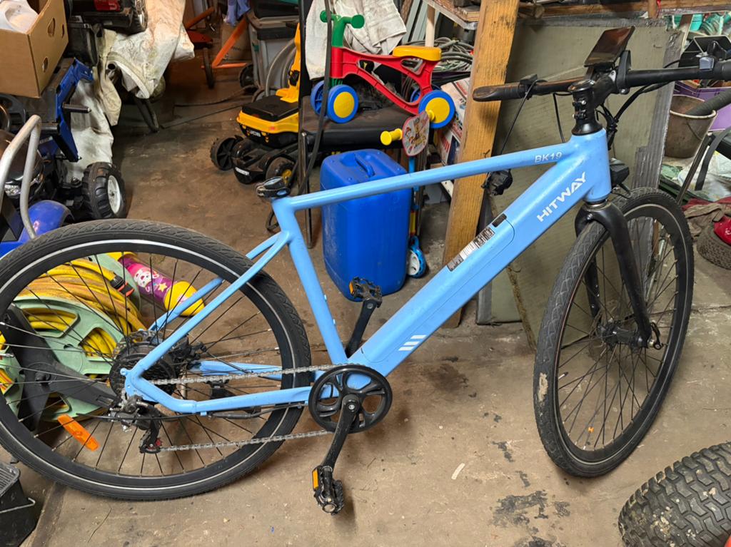 Elektrische fiets van hitway, 28 inch, Gebruikt, Meer dan 20 versnellingen, Schijfrem