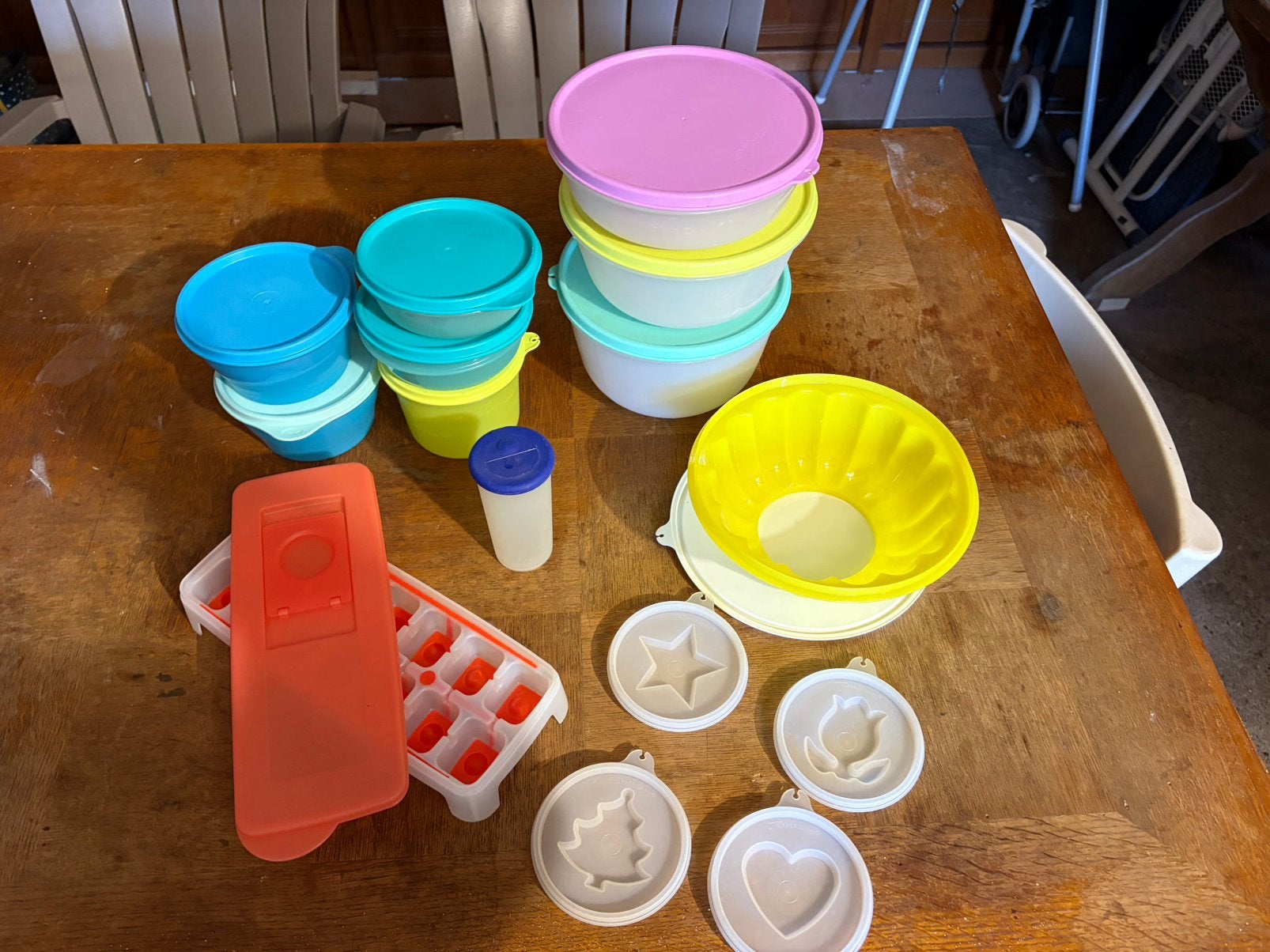 Tupperware, Ophalen, Gebruikt