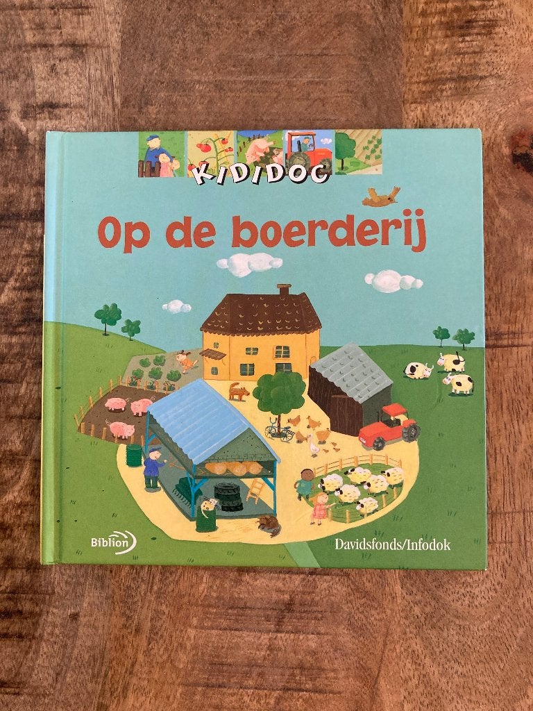 Kididoc - Op de boerderij - Biblion, Boeken, Ophalen of Verzenden, Gelezen, Kididoc