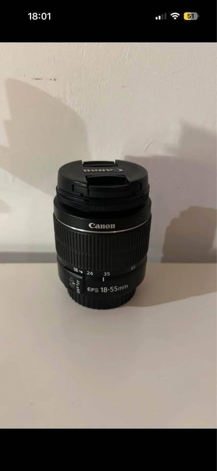 Canon basislens 18-55mm, TV, Hi-fi & Vidéo, Enlèvement, Comme neuf, Reflex miroir, Canon