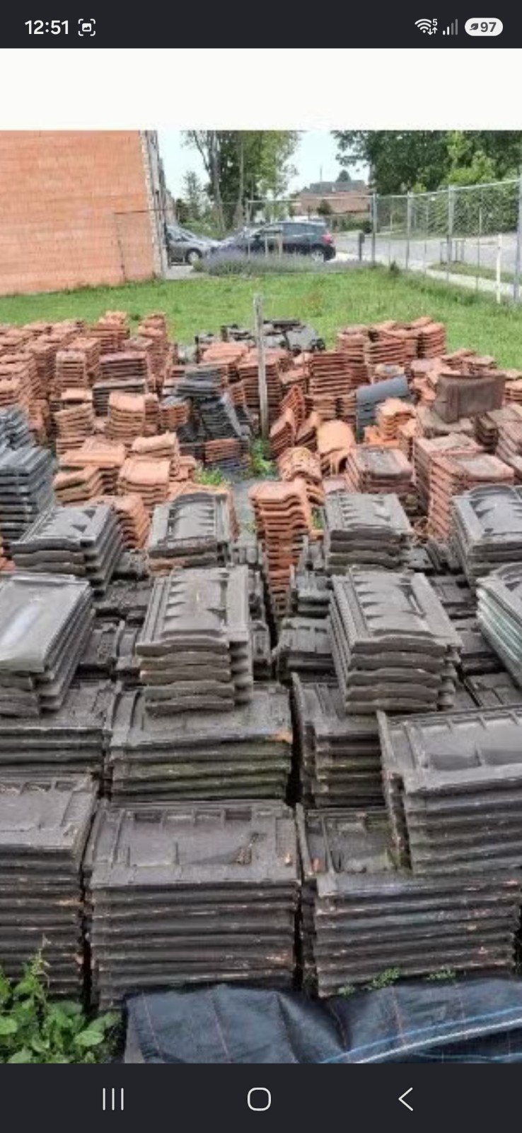 meerdere soorten dakpannen, Doe-het-zelf en Bouw, Dakpannen en Dakbedekking, Ophalen, Gebruikt, 15 m² of meer, Dakpannen