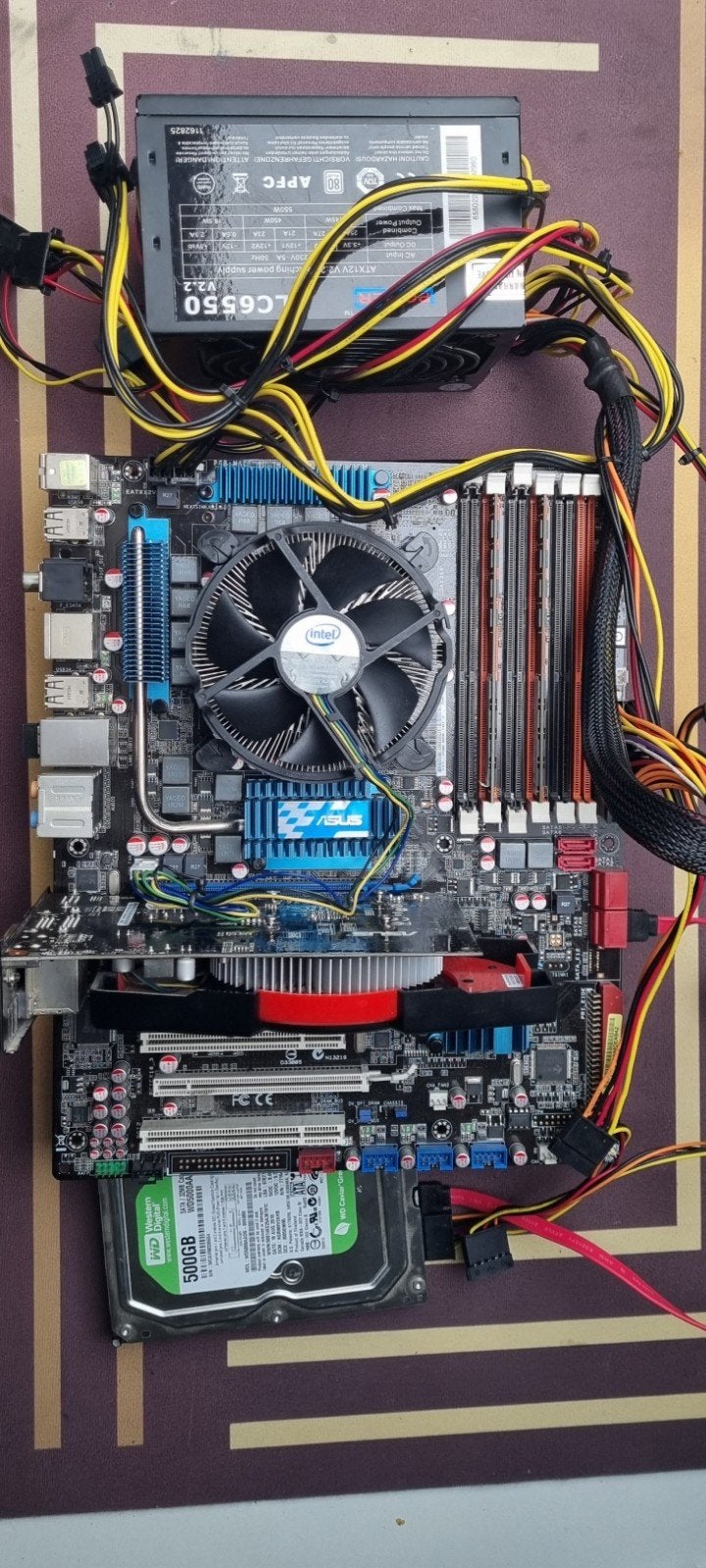 CARTE-MÈRE ASUS / I7 950 / ALIM 550W / CARTE GRAPHIQUE ASUS, Enlèvement ou Envoi, Autres types