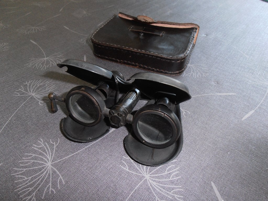 antieke verrekijker, Enlèvement ou Envoi, Utilisé, Prisme de Porro (coudées), Avec housse ou sac