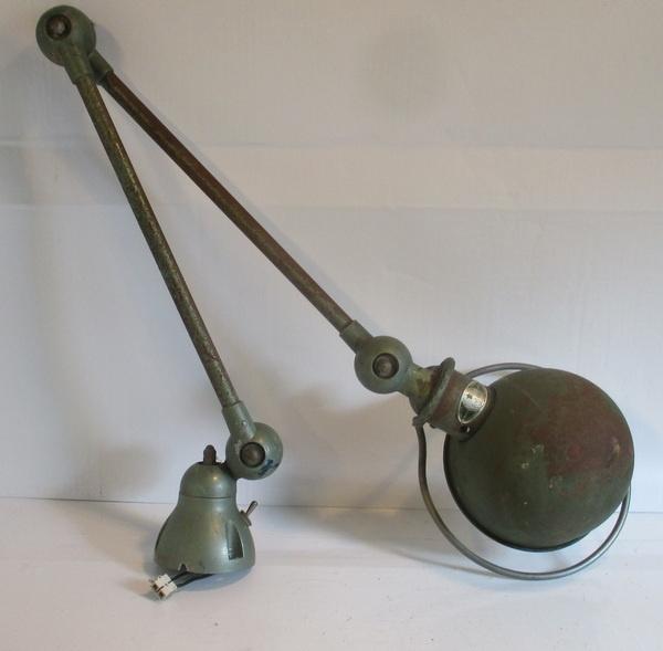 originele industriele atelier lamp Jielde 2 armen, Antiek en Kunst, Antiek | Verlichting, Verzenden