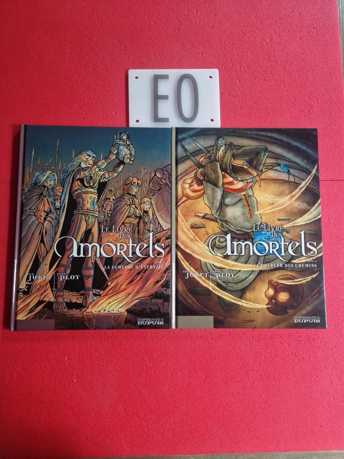 Lot de 2 bd le livre des amortels 1 et 2,EO, Livres, BD, Enlèvement ou Envoi