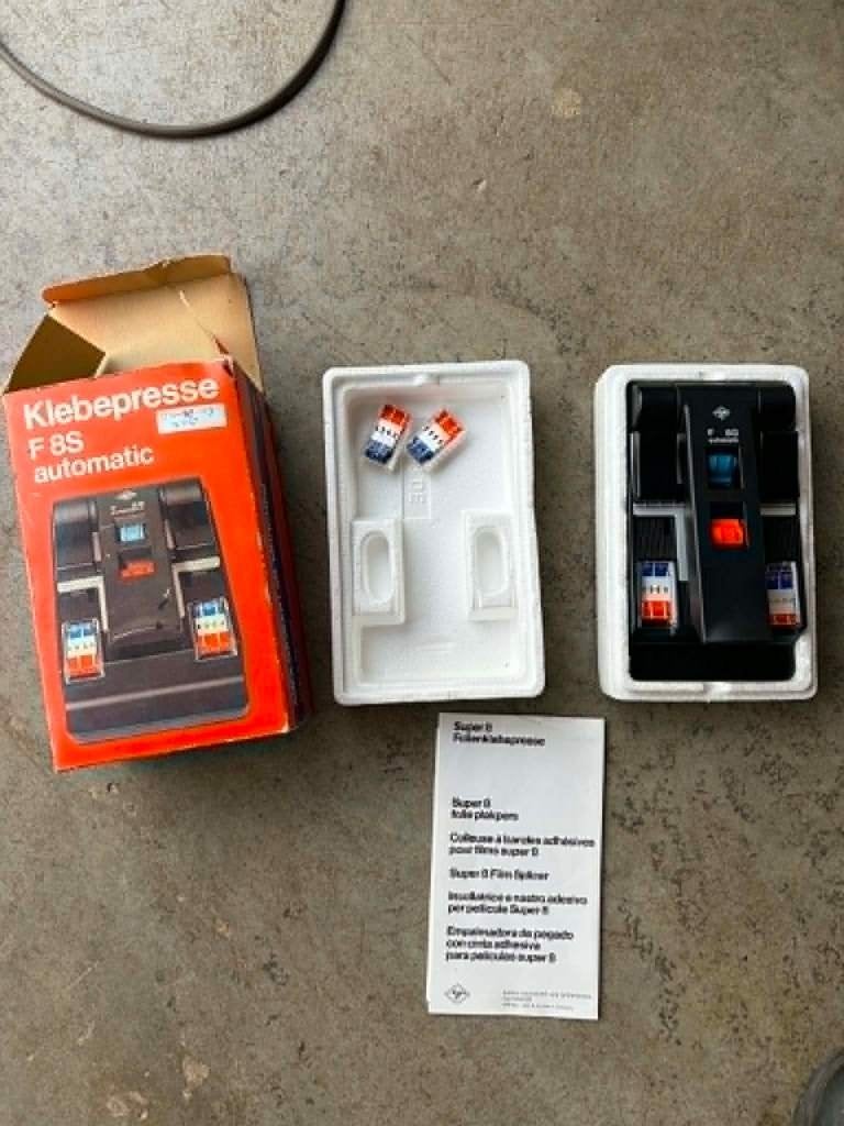 Colleuse Super 8 - Agfa Klebepresse F8S Automatic, Audio, Tv en Foto, Filmrollen, Ophalen of Verzenden, Accessoire