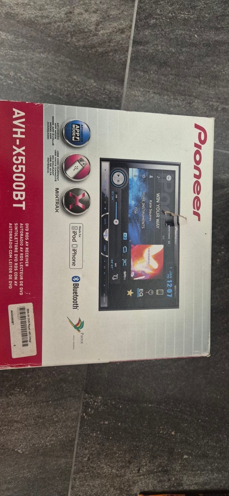 Pioneer AVH-X5500BT – Compleet in doos, zeer nette staatPion, Ophalen, Zo goed als nieuw