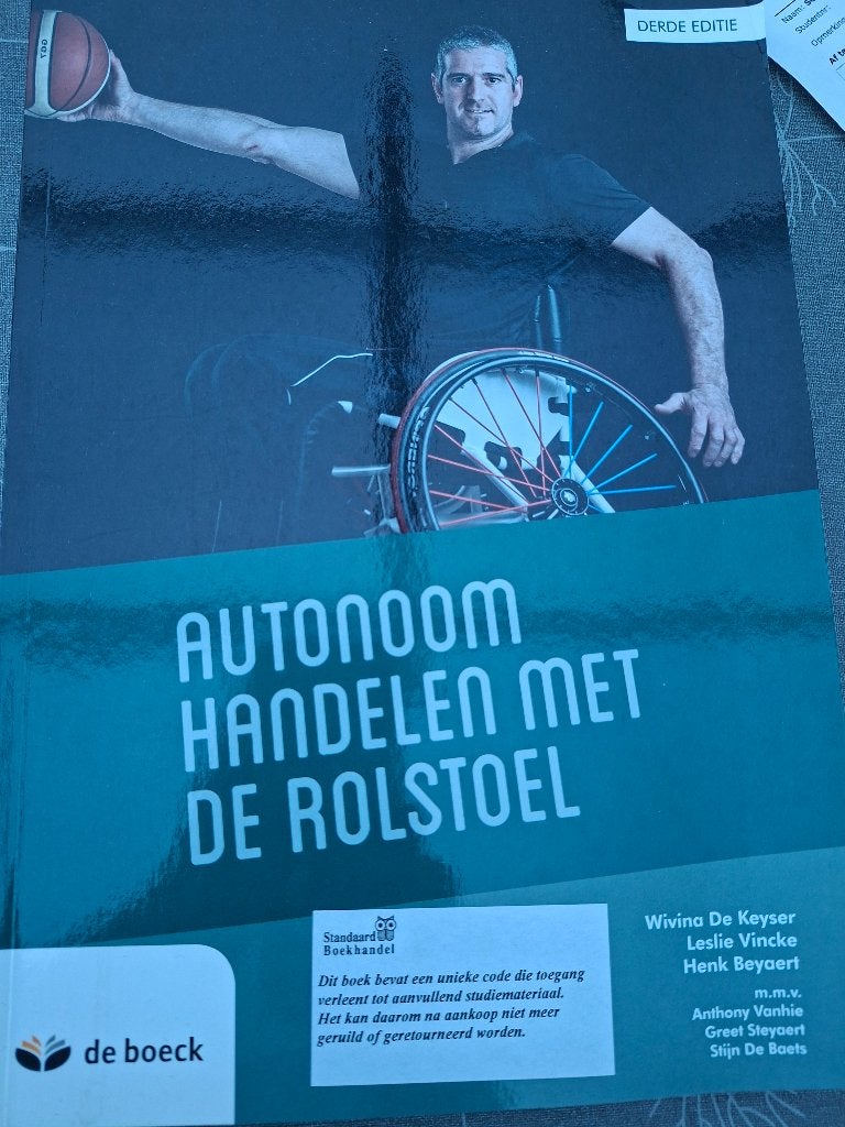 Autonoom handelen met rolstoel, Enlèvement ou Envoi, Comme neuf, Enseignement supérieur, Acco