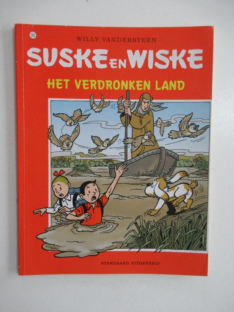 suske en wiske...nr.263...het verdronken land.........1st, Boeken, Stripverhalen, Ophalen of Verzenden, Zo goed als nieuw
