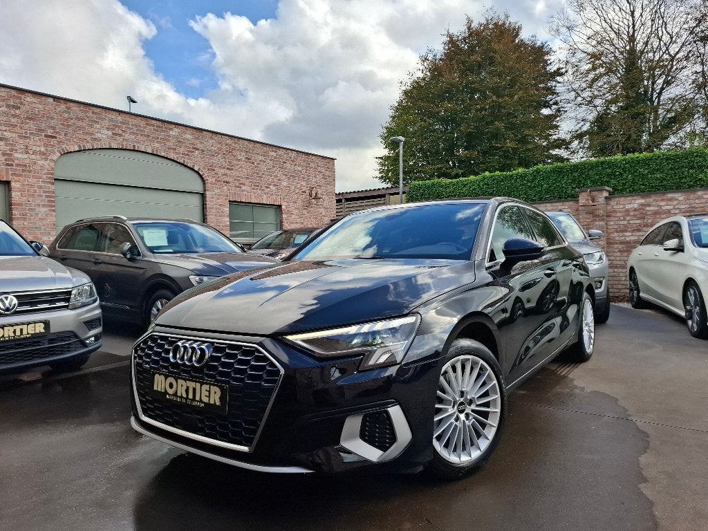 Audi A3 SPORTBACK,35TFSi/150pk/34km,Digitale Cockpit,Adap Cc, Auto's, Voorwielaandrijving, Stof, 4 cilinders, Zwart