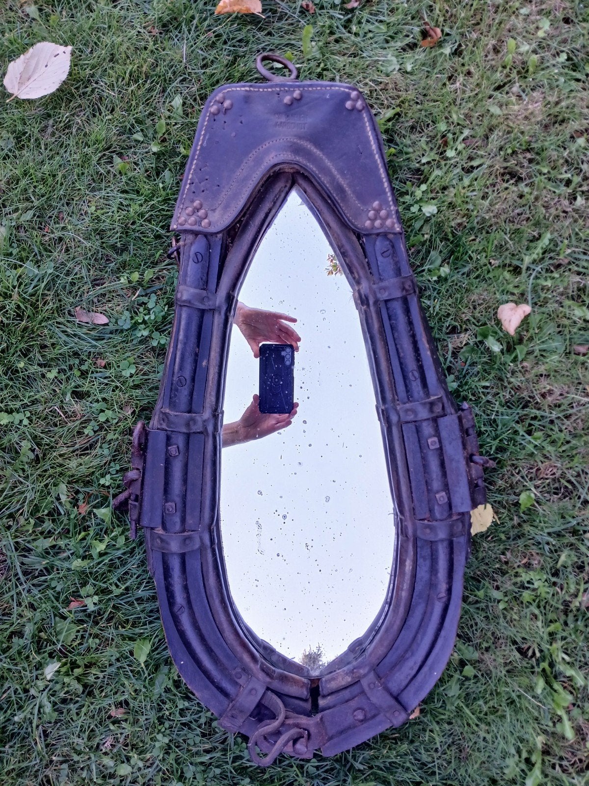 Miroir de siège unique — Marque : Van Emelen, Antiquités & Art, Enlèvement