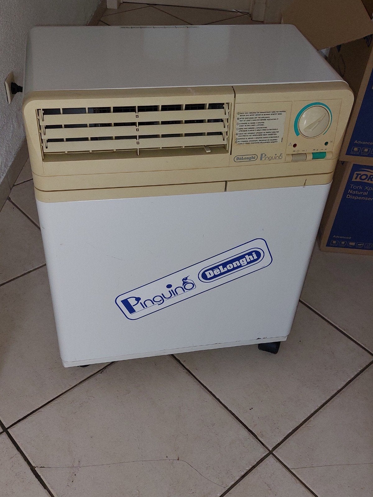 mobiele airco, Ophalen, Mobiele airco