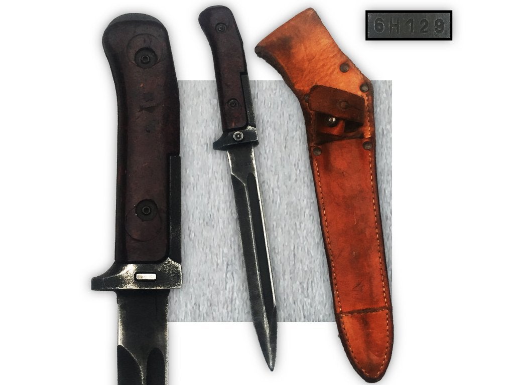 🚨Belle BAIONNETTE TCHÉCOSLOVAQUIE M.1958 SAVZ58 Original, Enlèvement ou Envoi, Armée de terre, Couteau ou Poignard