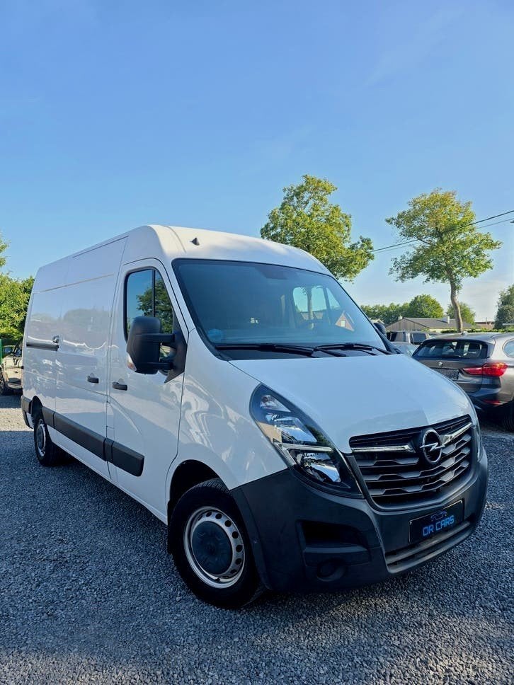 OPEL MOVANO L2-H2 3.5T//NAVI-PDC-CRUIS-TREKHAAK-LED, Auto's, 4 deurs, Euro 6, 2500 kg, Wit