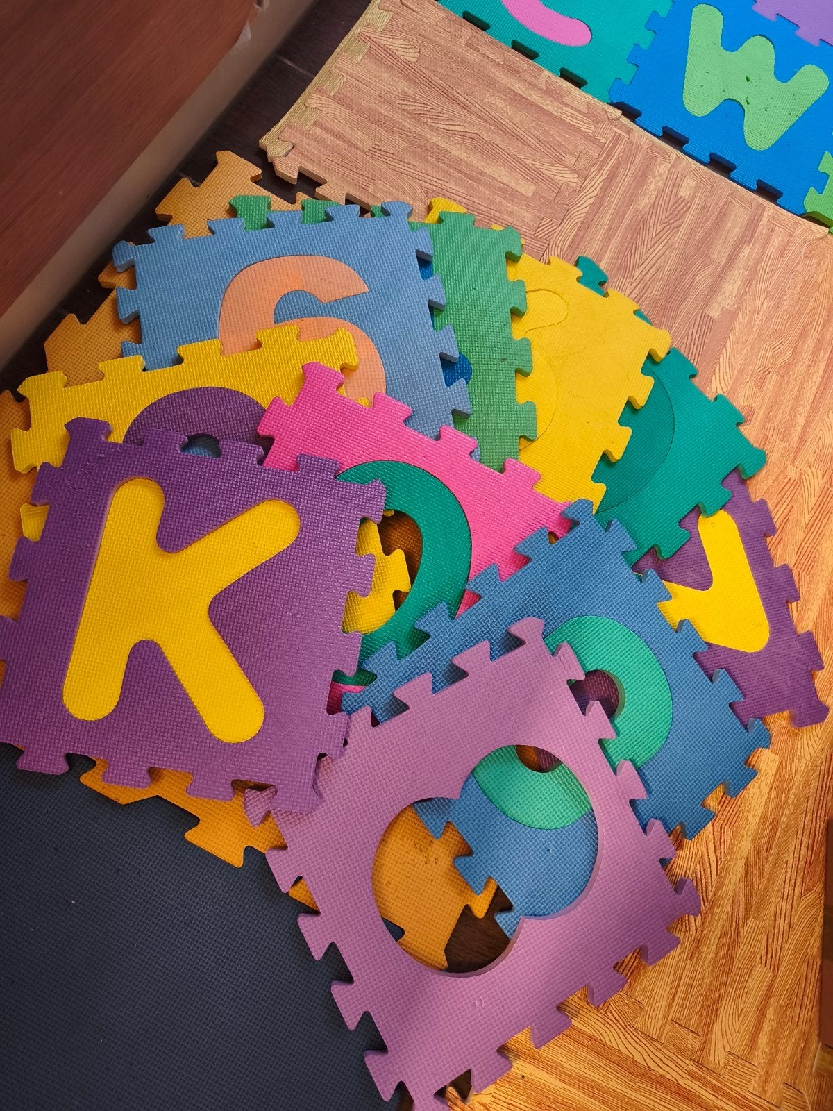 10 tapis de puzzle en mousse — Parquet de jeu idéal (30 x 30, Enfants & Bébés, Enlèvement