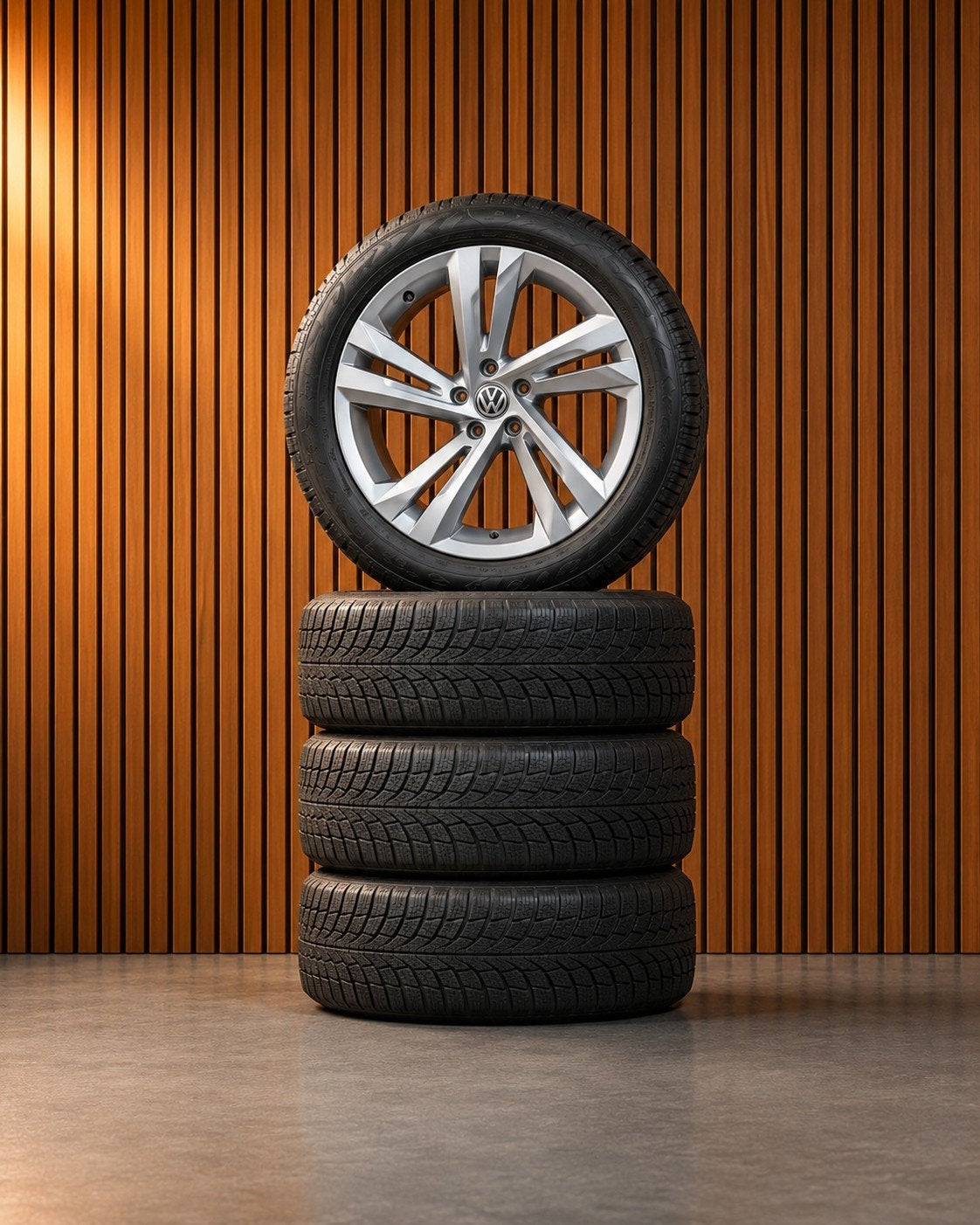Jantes VW Tiguan/Tayron R-Line Valencia de 19 pouces avec pn, Pneus hiver, Pneu(s), 19 pouces, Enlèvement