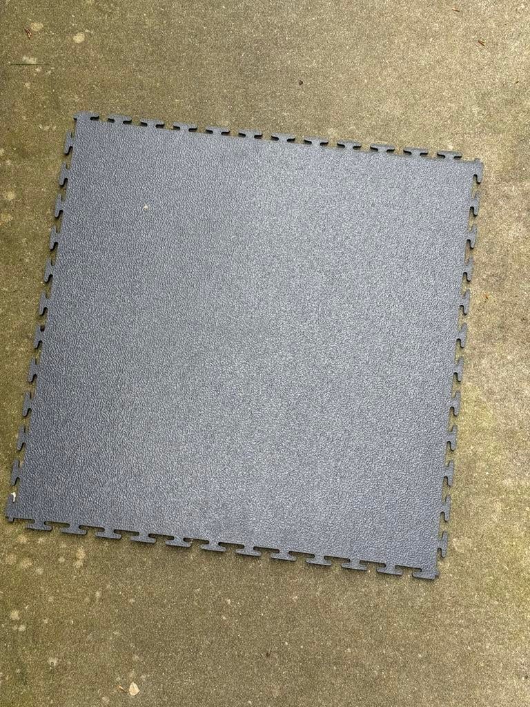 PVC kliktegel garage grijs 500 x 500 x 4 mm (26 stuks), Ophalen, Nieuw