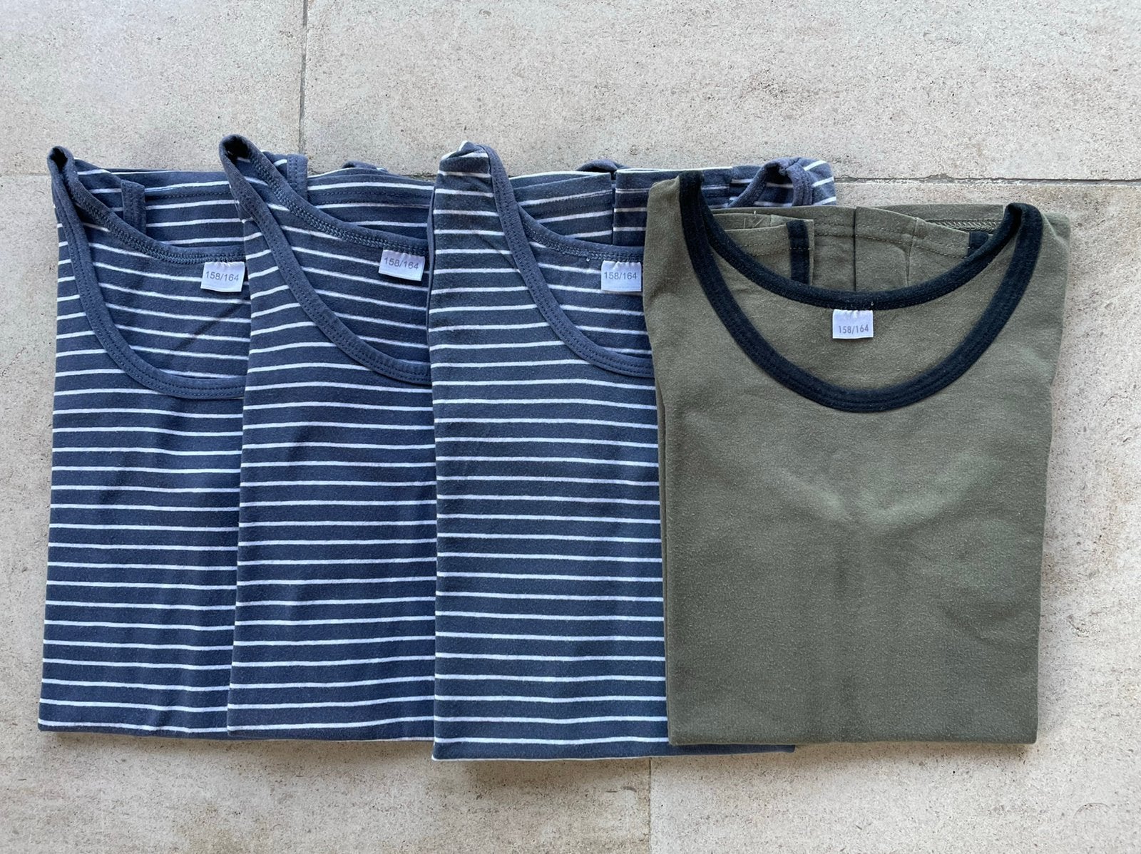 4 hemdjes Zeeman maat 158 / 164, Kinderen en Baby's, Gebruikt, Ophalen of Verzenden, Jongen, Nacht- of Onderkleding