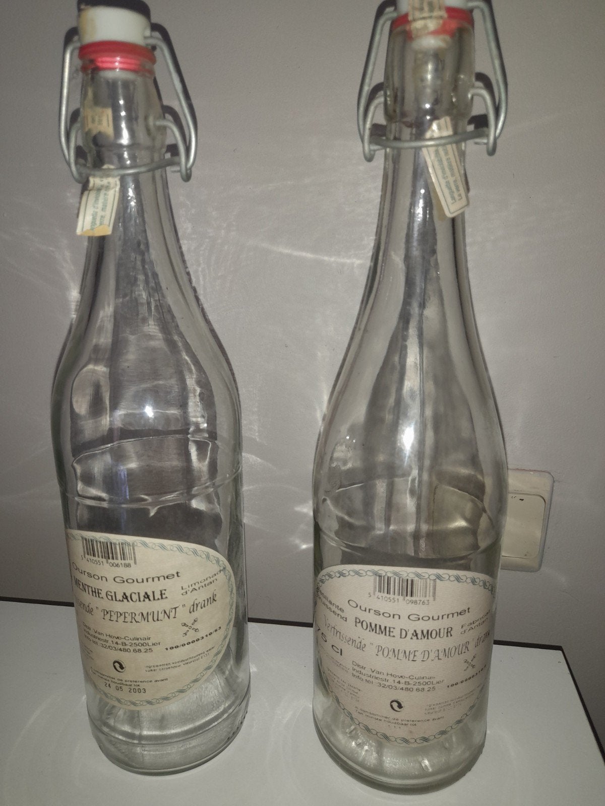 2 flessen ourson gourmet, Ophalen of Verzenden