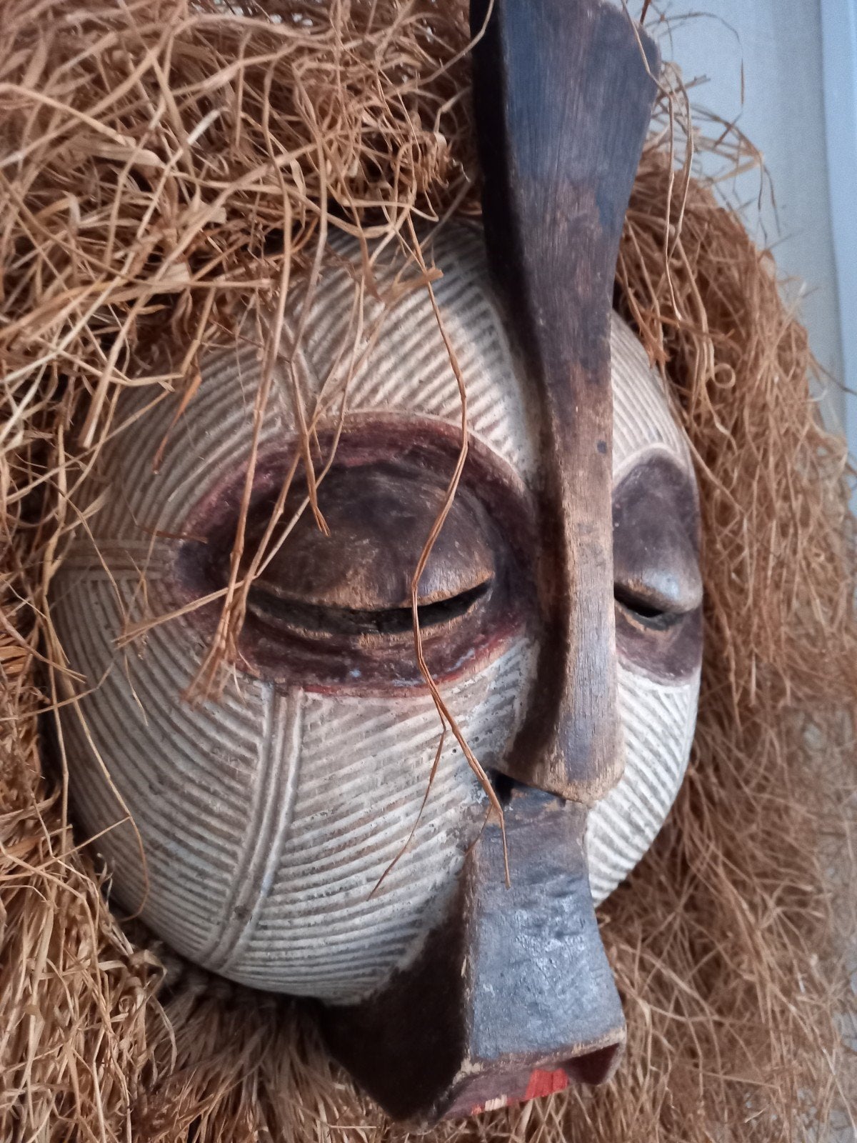 Afrikaans masker KIFWEBE LUBA DR Congo, Ophalen of Verzenden