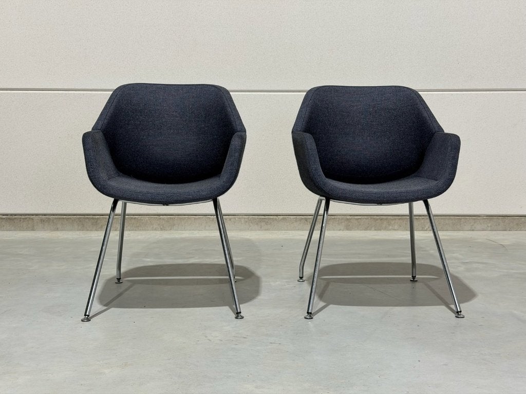 Chaises Artifort Gap – lot de 6 – bleu denim, Maison & Meubles, Autres couleurs, Leolux Montis Pode Label Gelderland, Enlèvement