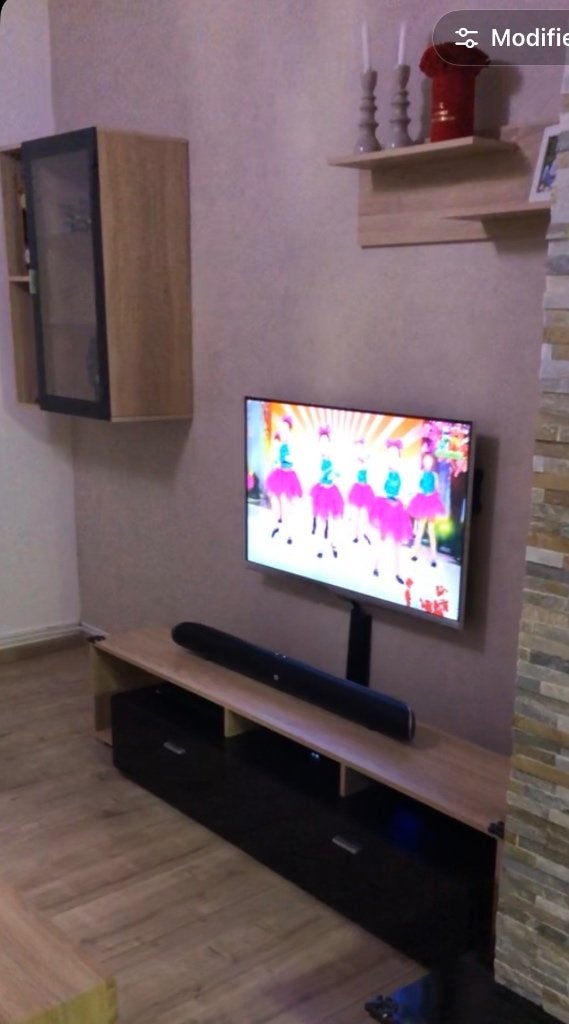 Set Meuble TV, Maison & Meubles, 25 à 50 cm, 200 cm ou plus, Enlèvement, Utilisé
