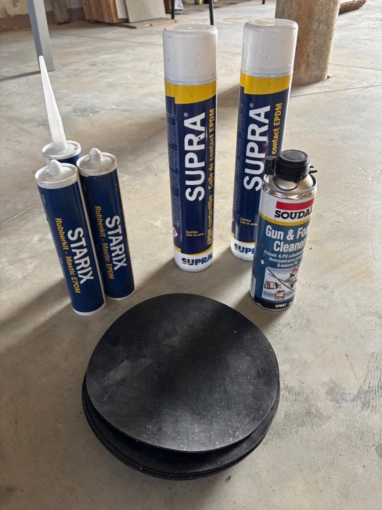 Supra materiaal  voor plat dak, Doe-het-zelf en Bouw, Ophalen