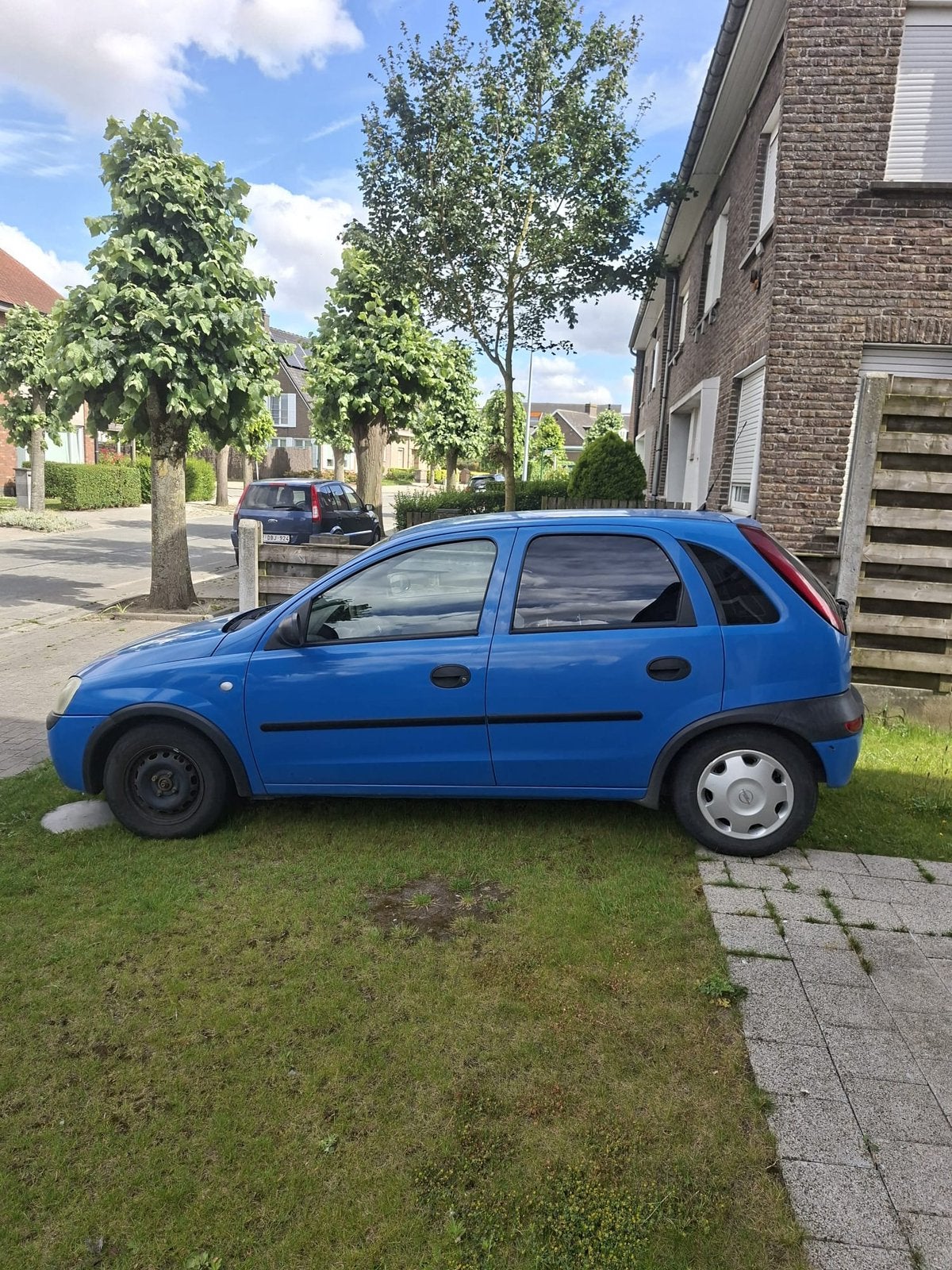 Opel Corsa Benzine gekeurd voor verkoop, Auto's, Zwart, Blauw, Bedrijf, Euro 4