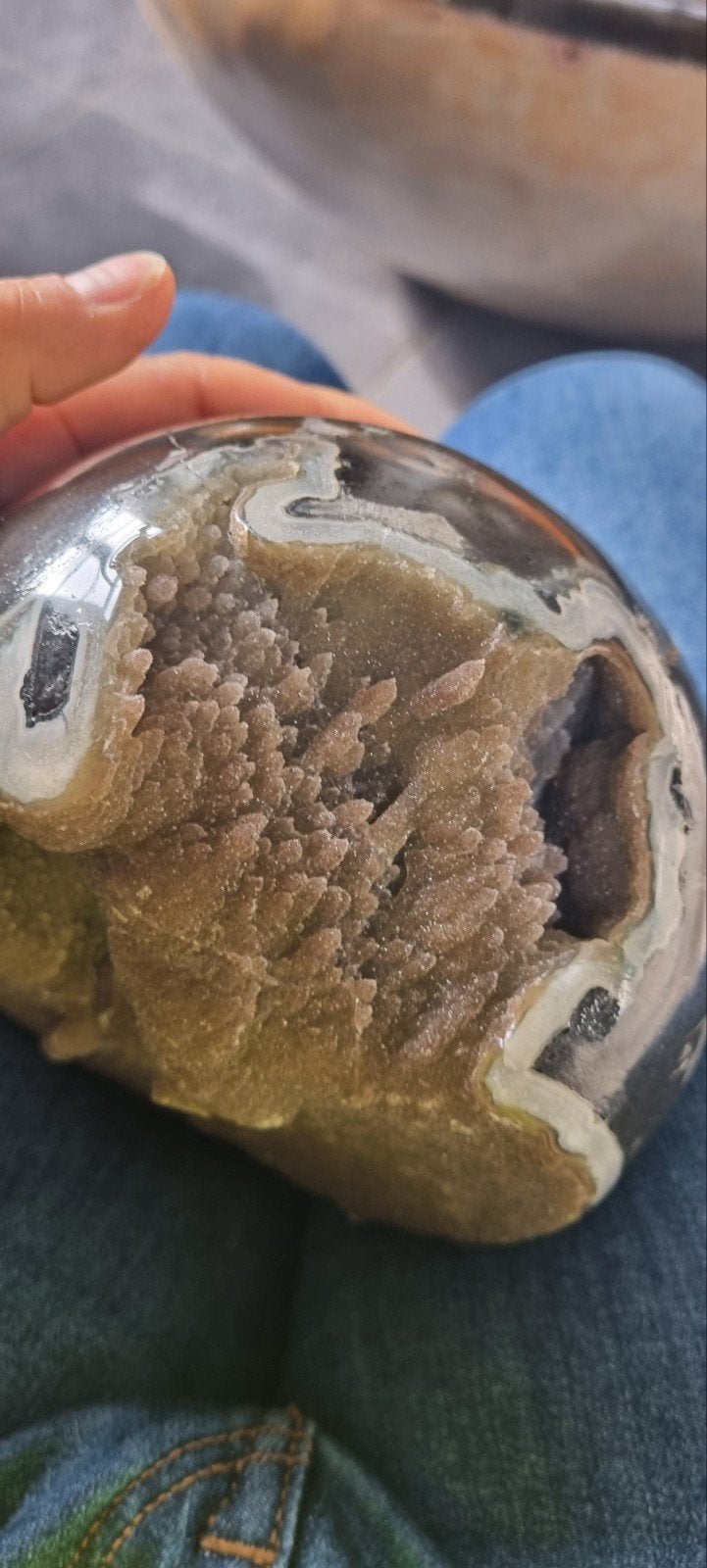 amethist bol, Verzamelen, Mineralen en Fossielen, Ophalen