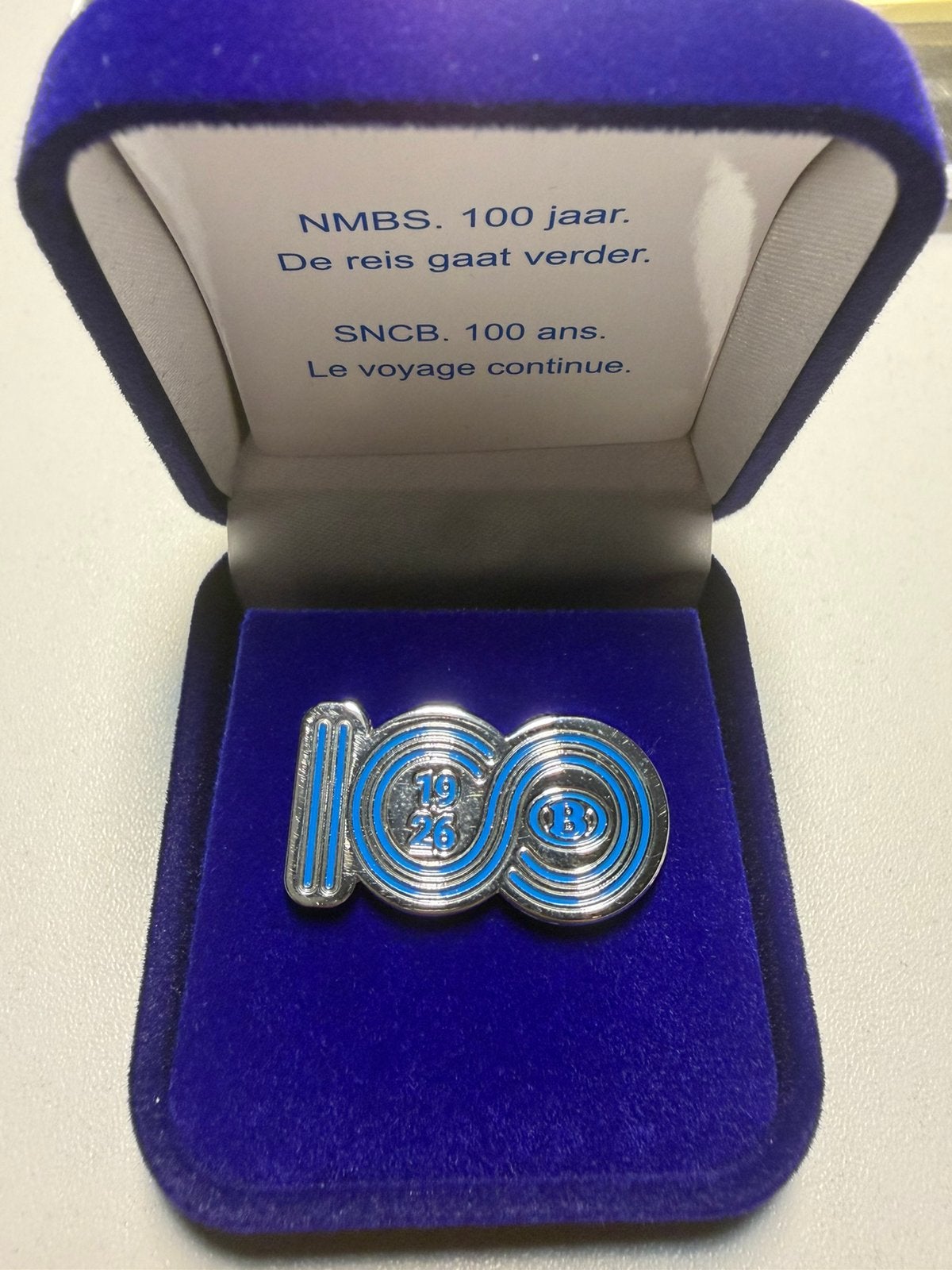 Pins 100ans SNCB, Enlèvement, Autres matériaux