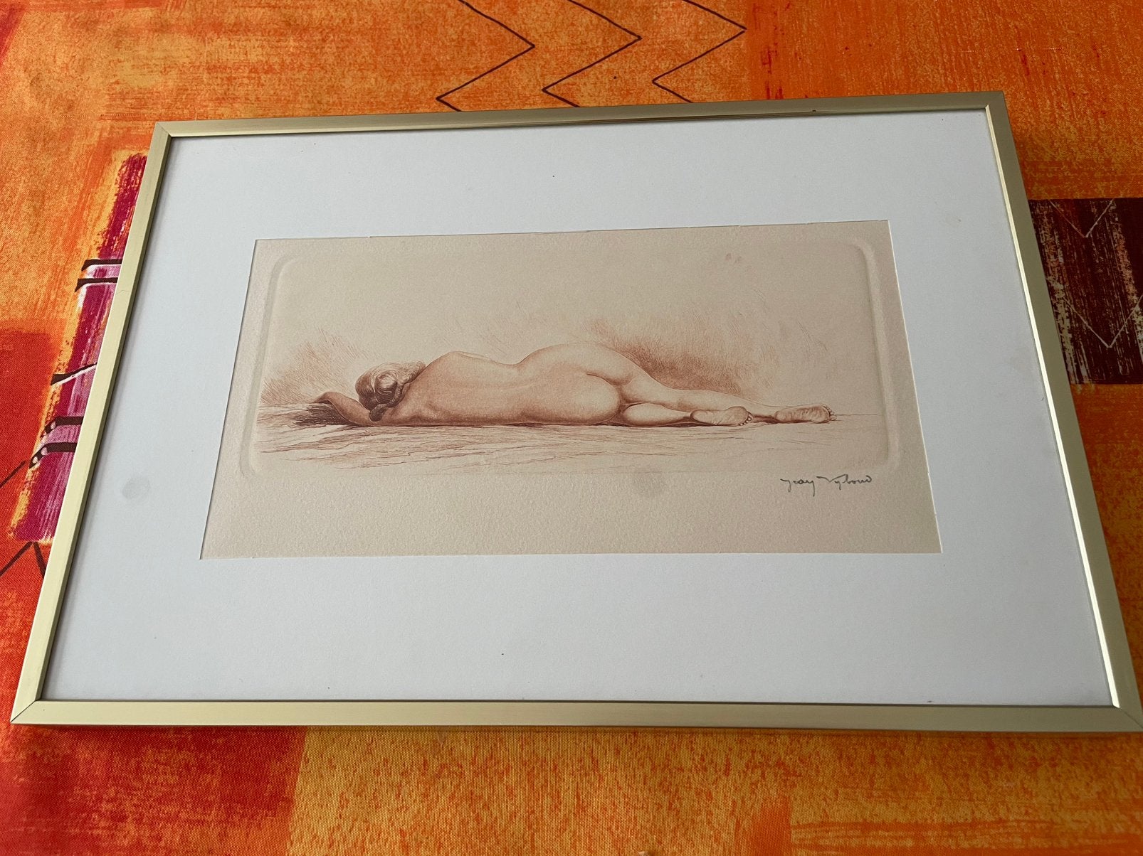 Estampe de Jean Auguste Vyboud, Antiquités & Art, Enlèvement