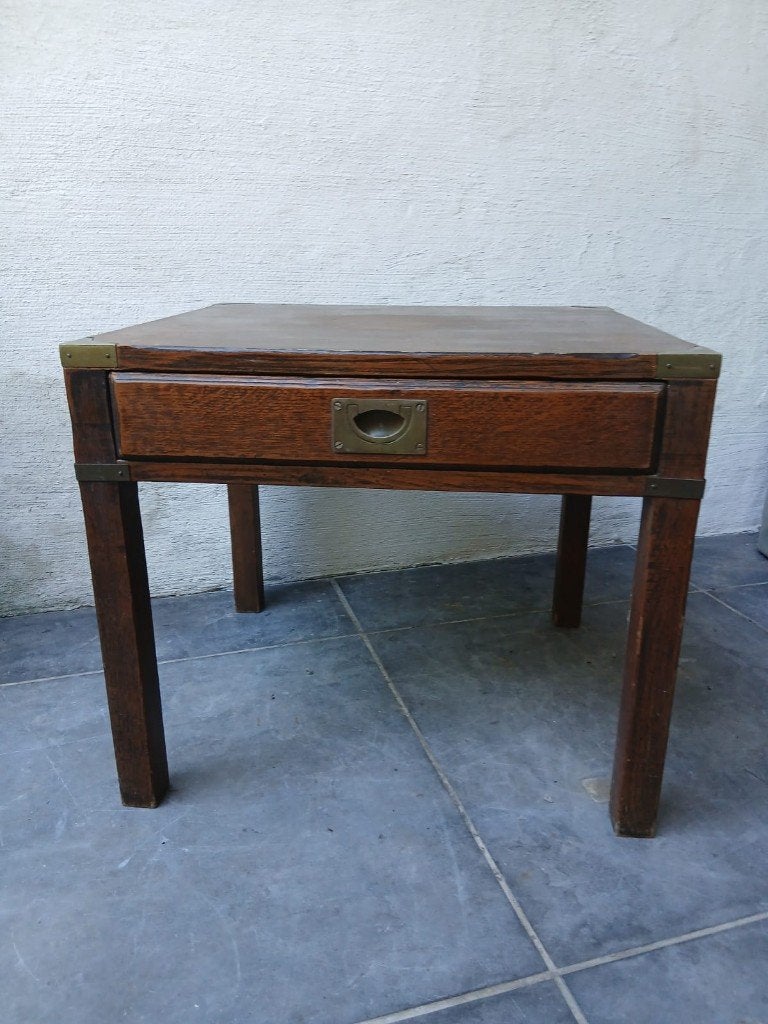 vintage nachttafeltjes in eik, Antiek en Kunst, Ophalen
