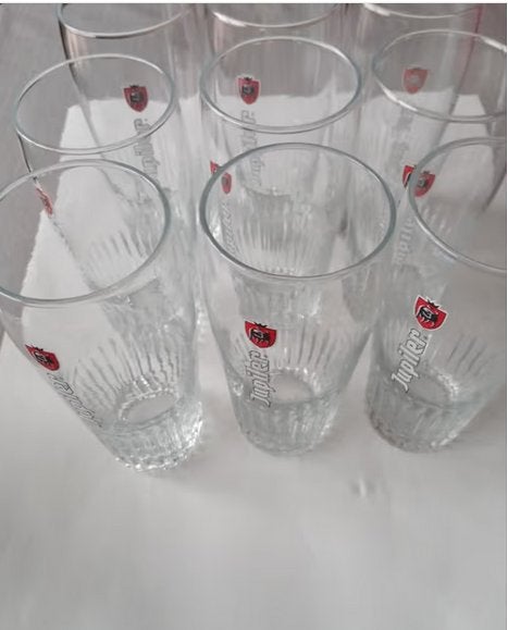 glazen guezze Carlsberg Jupiler long drink water wijn, Collections, Verres & Petits Verres, Enlèvement ou Envoi