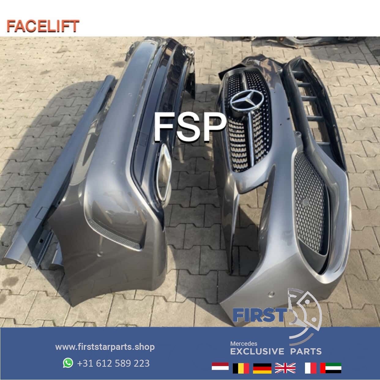 W117 C117 FACELIFT CLA AMG PAKKET VOORBUMPER ACHTERBUMPER ZI, Gebruikt, -, Ophalen of Verzenden, Bumper