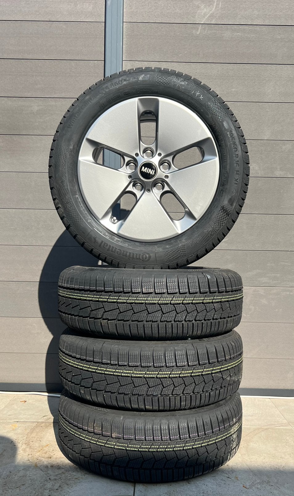 Jantes hiver nouvelle Mini Pin spoke 990 J01 195-60-16 Neuf, Neuf, Pneus et Jantes, Pneus hiver, 16 pouces