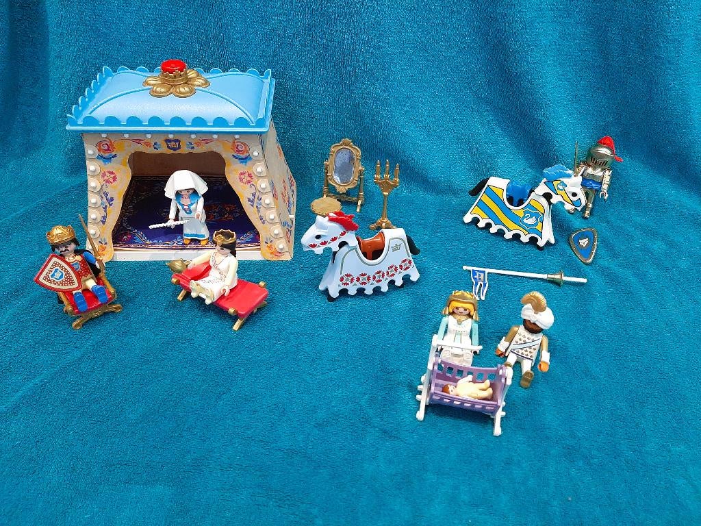 Playmobil middeleeuwen verschillende foto's, Enlèvement, Comme neuf, Ensemble complet